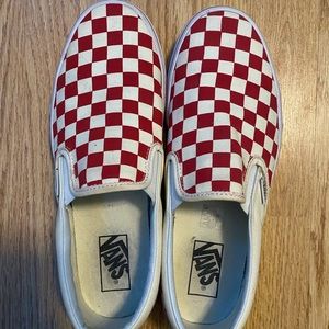 red checkered vans